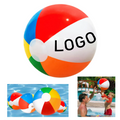 12'' Multicolored Inflatable Beach Ball For Summer Beach
