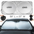60'' Collapsible Car Windshield Sun Shade with Pouch