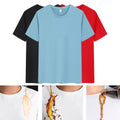 Waterproof Round Neck Short Sleeve Polyester T-Shirt