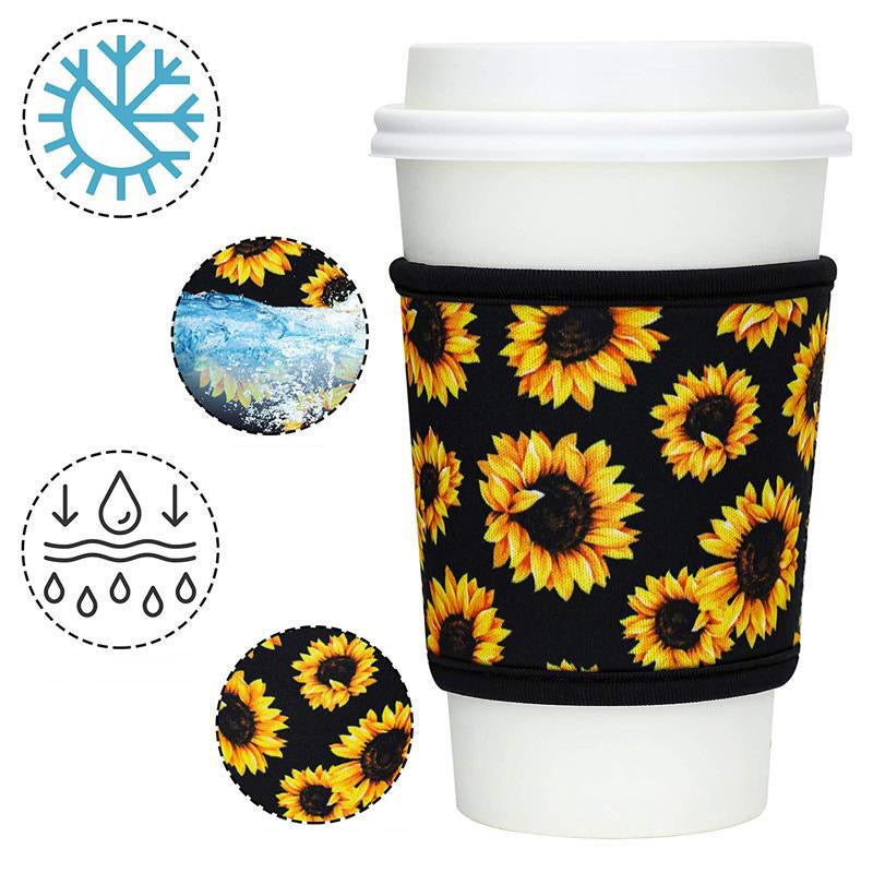 12oz  Reusable Neoprene Coffee Cup Sleeve